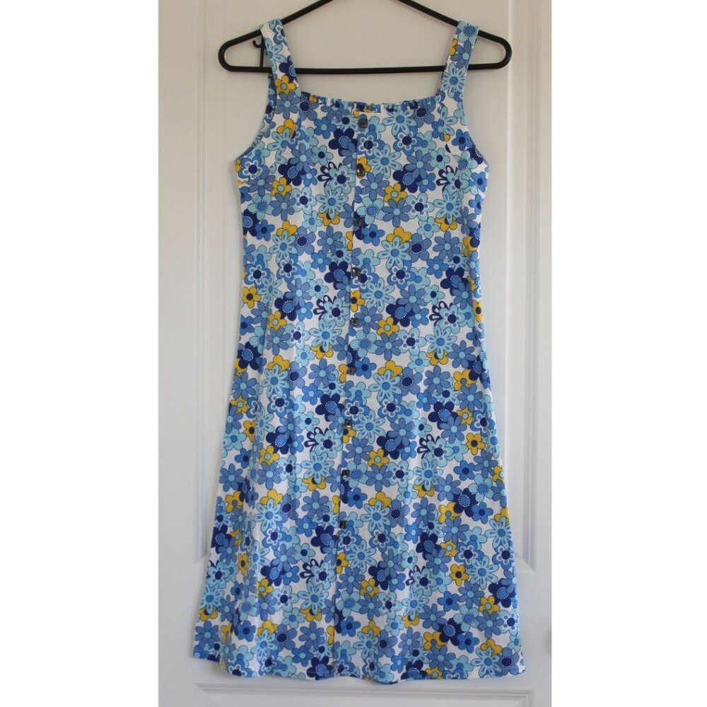 Tropical Floral Mini Dress Tennis Beach Coverall Lily Pulitzer Style(No size)